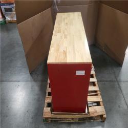 CALIFORNIA NEW 52 IN 10-DRAWER MODULAR MOBILE WORKBENCH WITH SOLID WOOD TOP