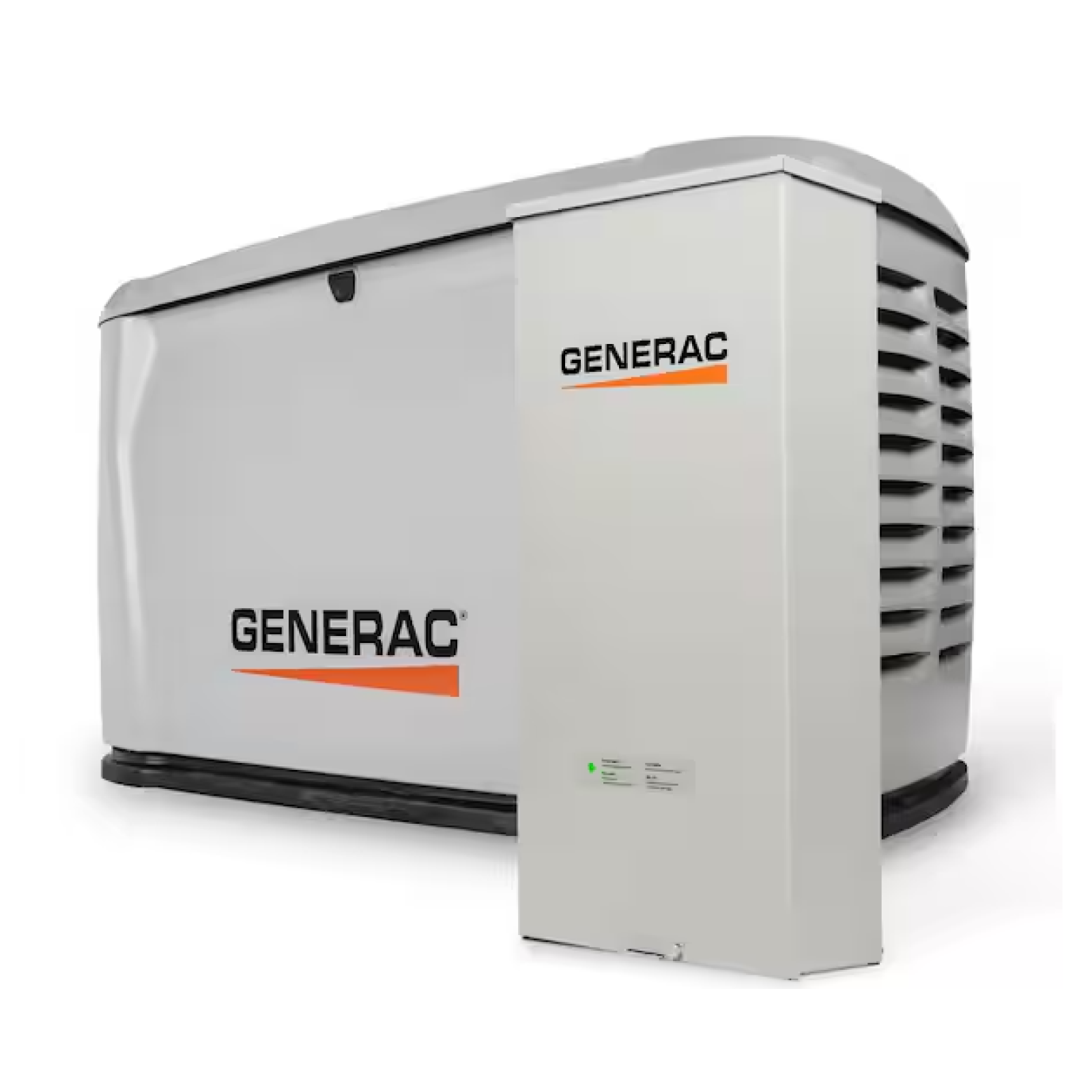 DALLAS LOCATION- AS-IS GENERAC 22KW Air-Cooled Auto Start Natural Gas or Propane Whole House Generator and 200 Amp Transfer Switch w/ Smart Monitoring