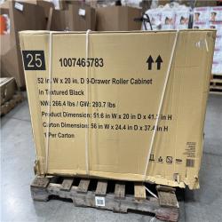 DALLAS LOCATION- AS-IS HUSKY 52IN. W x 20IN. 9 DRAWER ROLLER CABINET