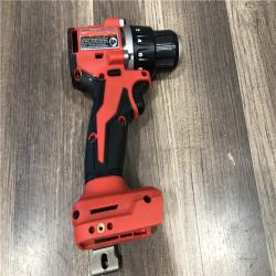 AS-IS Milwaukee 18V Lithium-Ion Brushless Cordless 1/2 in. Compact Drill/Driver (Tool-Only)