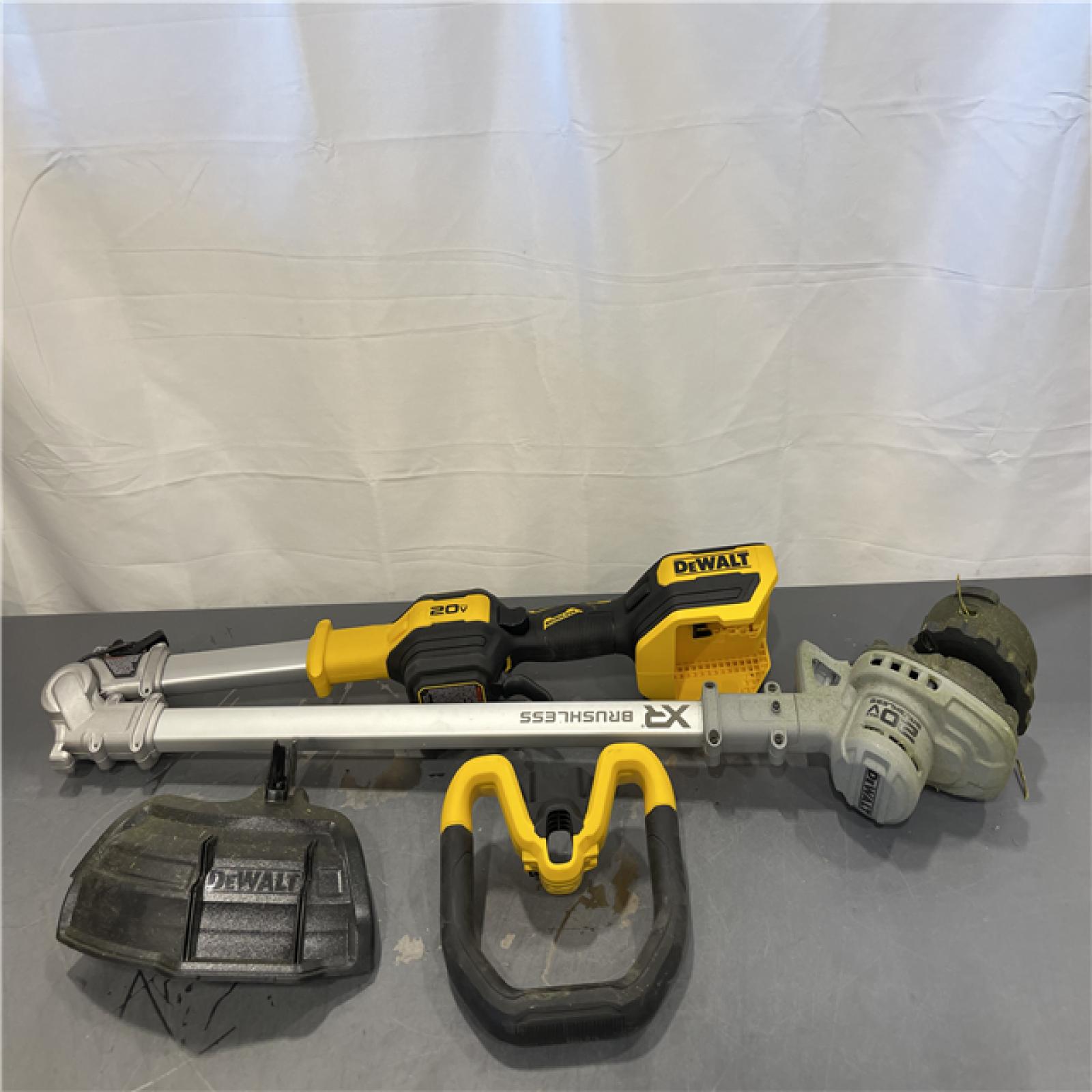 AS-IS - DEWALT 20V MAX 14 in. Brushless Cordless Battery Powered Foldable String Trimmer