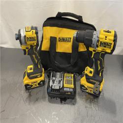 AS-IS - DEWALT 20V MAX XR Hammer Drill and ATOMIC Impact Driver 2 Tool Cordless Combo Kit