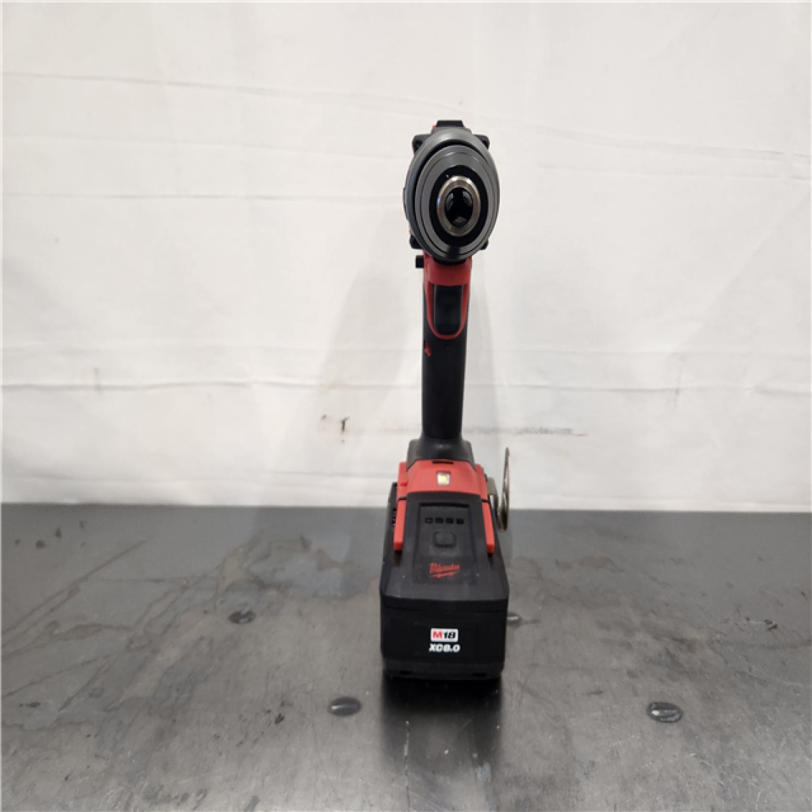 AS-IS- Milwaukee Tool M18 FUEL 1/2  Hammer Drill/Driver with 5.0 AH and Charger - 48-59-1850