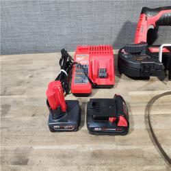 HOUSTON LOCATION - AS-IS MILWAUKEE 3 TOOL COMBO KIT W/ (2) BATTERY & CHARGER