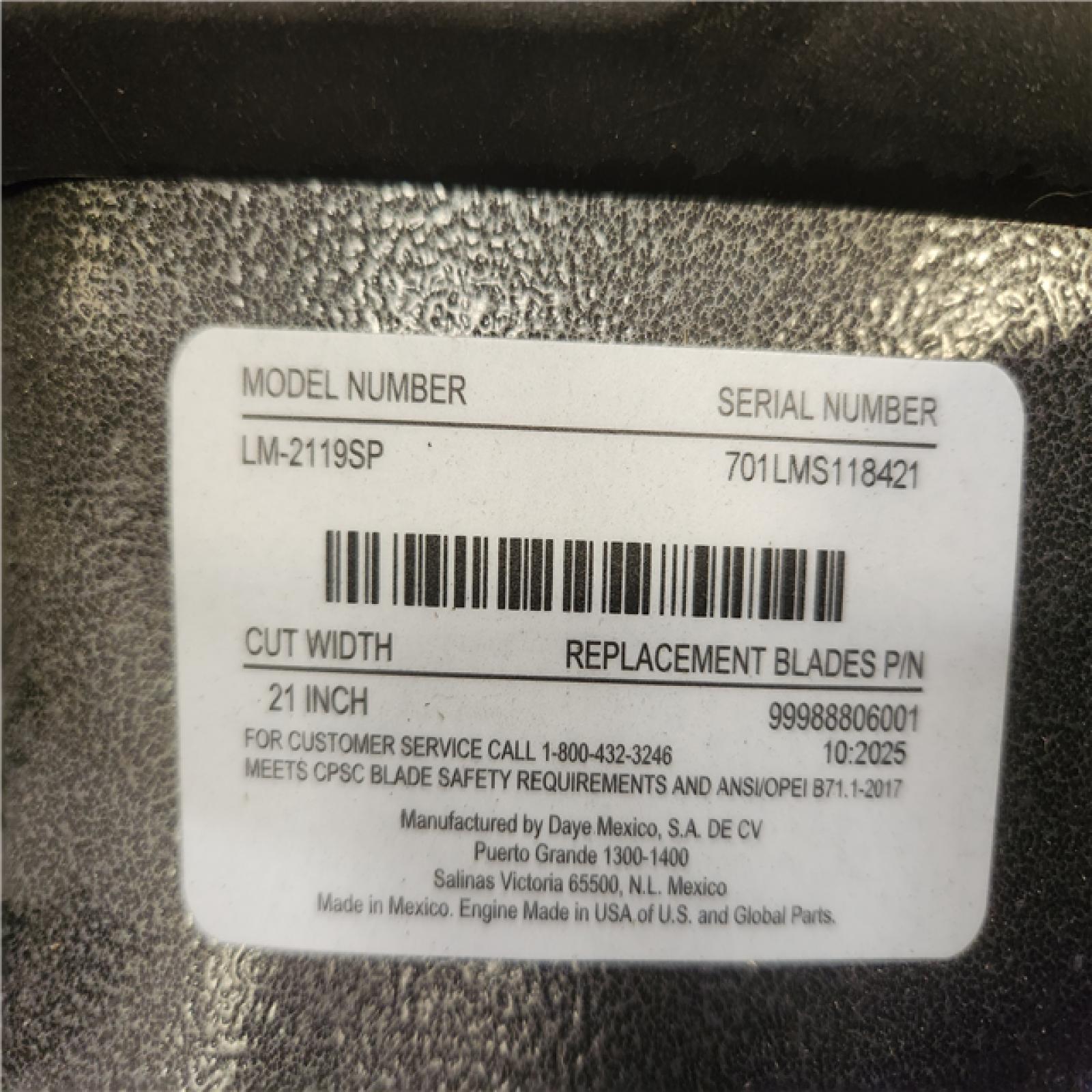 Phoenix LIKE NEW ECHO 21 in. 190 cc Briggs and Stratton Gas 3-in-1 Dual Blade RWD Self-Propelled Lawn Mower with Single Lever Deck Adjustment