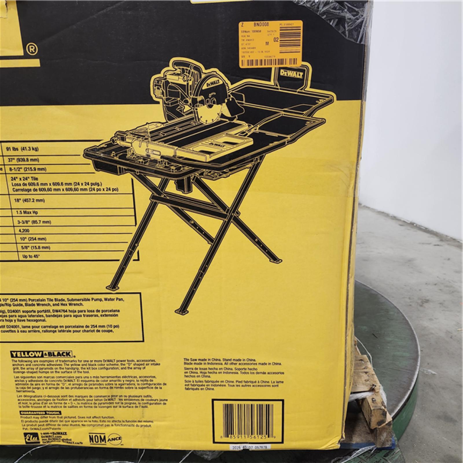 Dallas Location - As-Is DEWALT Tool Pallet