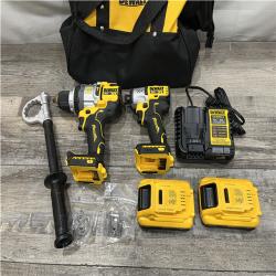 AS-IS DEWALT 20V XR Lithium-Ion Cordless Brushless 1/2 in. Drill/Driver Kit
