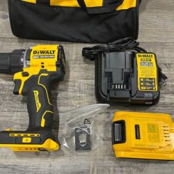 AS-IS DEWALT Atomic 20V Lithium-Ion Cordless Compact 1/2 in. Drill/Driver Kit
