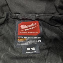 AS-IS Milwaukee Black Large Men's MB12 Heated TOUGHSHELL Jacket