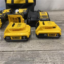 AS-IS DEWALT ATOMIC 20-Volt MAX Lithium-Ion Cordless Combo Kit