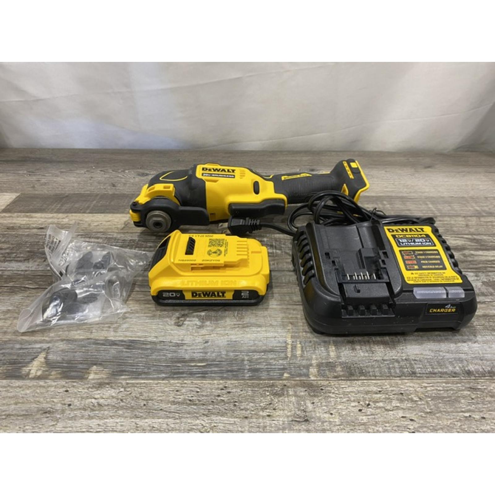 AS-IS DEWALT ATOMIC 20V MAX Cordless Brushless Oscillating Multi Tool Kit