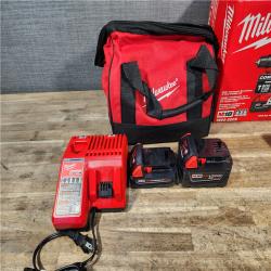 HOUSTON LOCATION - AS-IS M18 18-Volt Lithium-Ion Brushless Cordless Compact Hammer Drill/Impact Combo Kit (2-Tool) with (2) Batteries  Bag