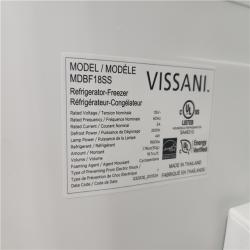 Phoenix Vissani 30 in. 18.7 cu. ft. Bottom Freezer Refrigerator in Fingerprint Resistant Stainless Steel  Garage Ready
