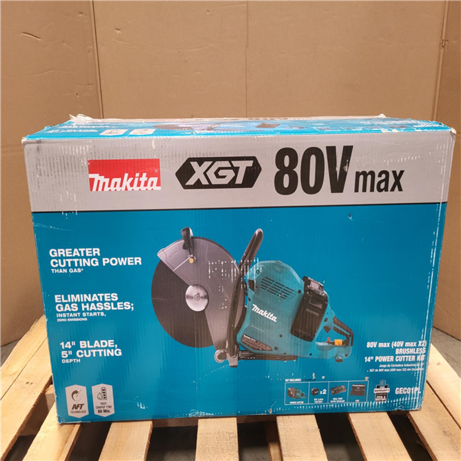 CALIFORNIA NEW MAKITA 80V MAX BRUSHLESS 14 POWER CUTTER KIT