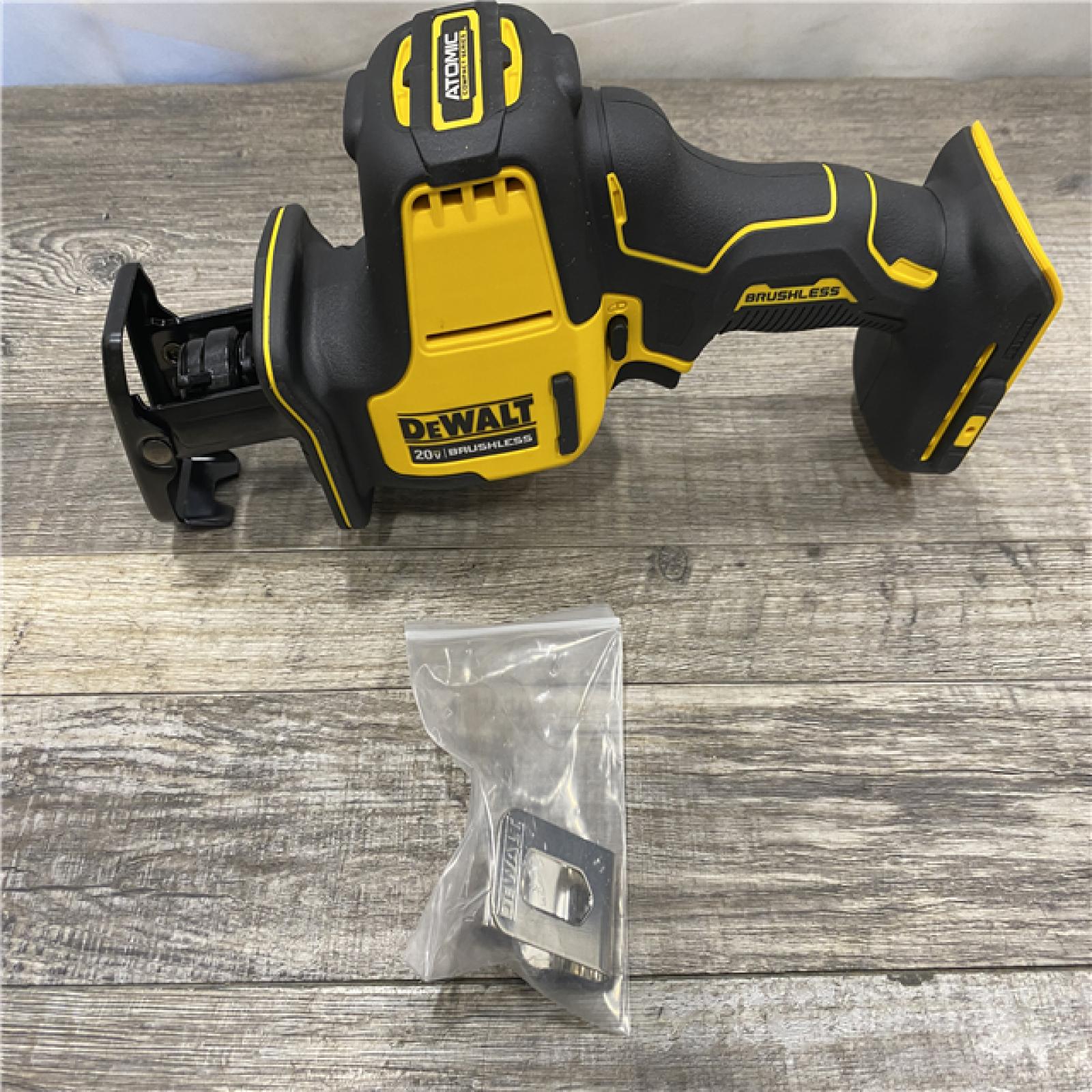 AS-IS DEWALT ATOMIC 20V MAX Cordless Brushless Compact Reciprocating Saw (Tool Only)