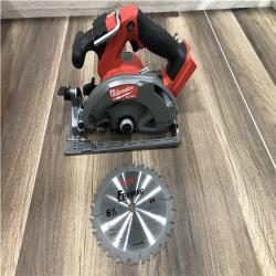 AS-IS Milwaukee FUEL 18V Lithium-Ion Brushless Cordless 6-1/2 in. Circular Saw (Tool-Only)