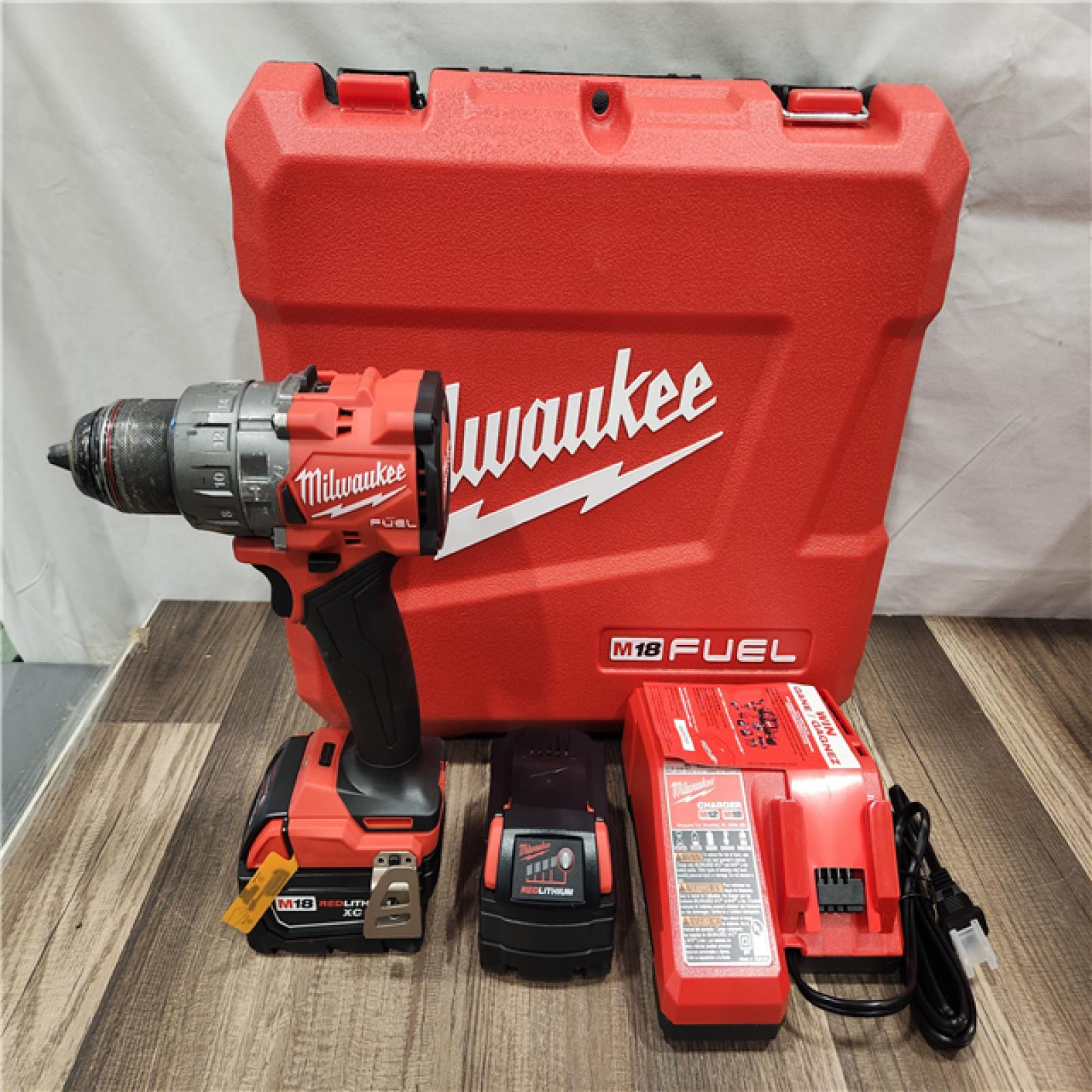 AS-IS- Milwaukee Hammer Drill Driver Kit with Batteries and Charger