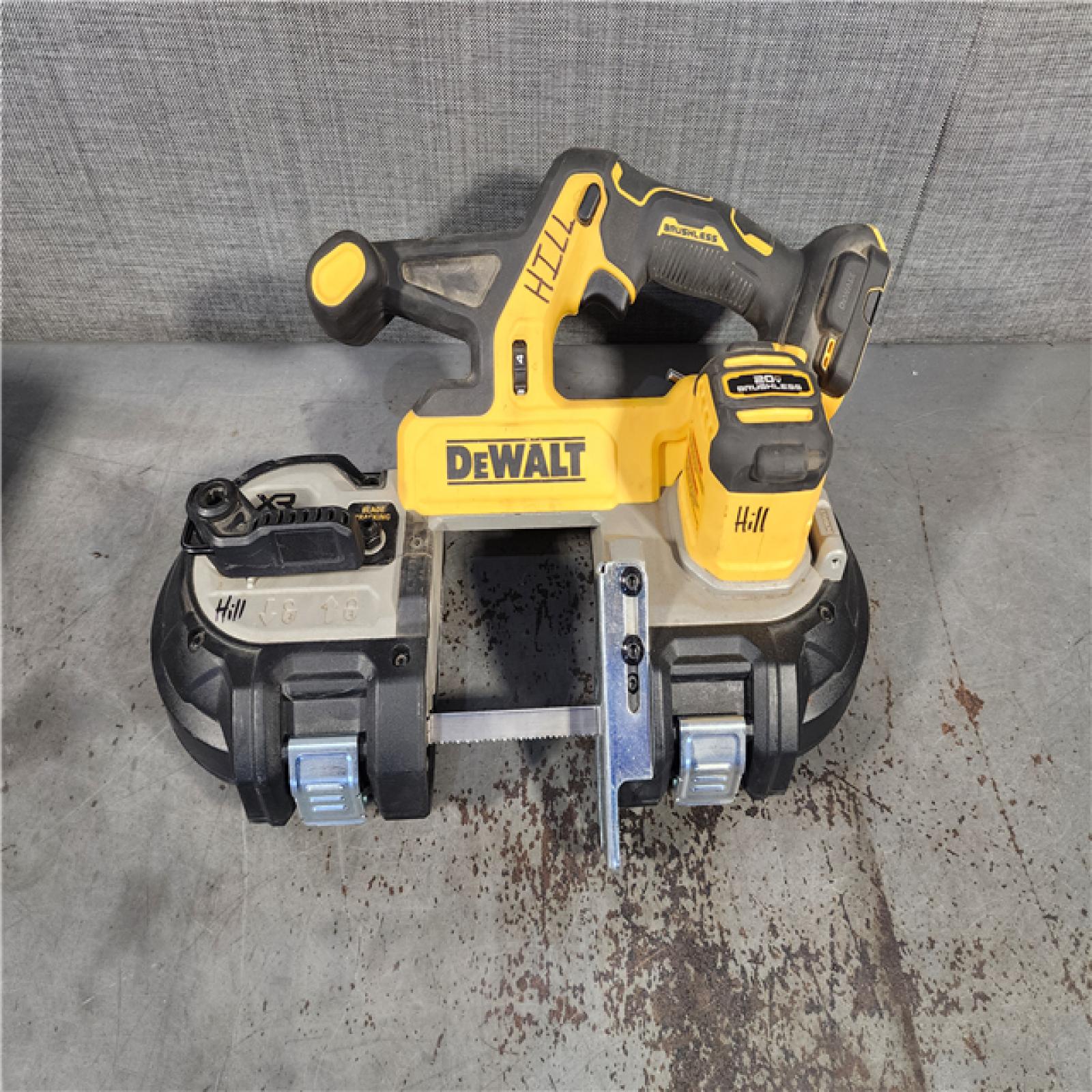 HOUSTON LOCATION - AS-IS DEWALT 20-Volt MAX 3-3/8 in. Cordless Brushless Bandsaw (Tool-Only)