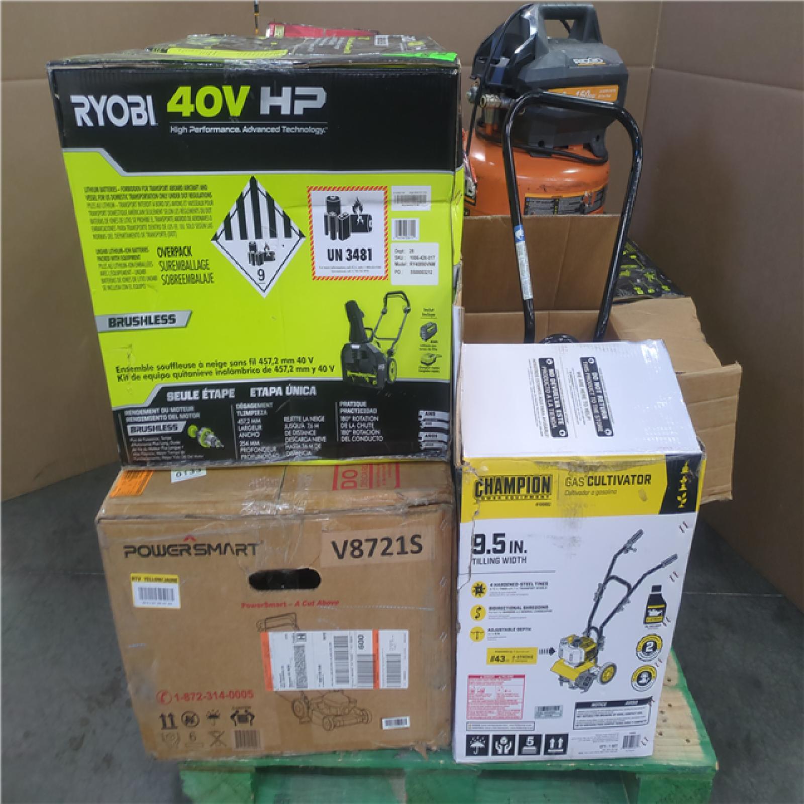 CALIFORNIA AS-IS OUTDOOR POWER EQUIPMENT