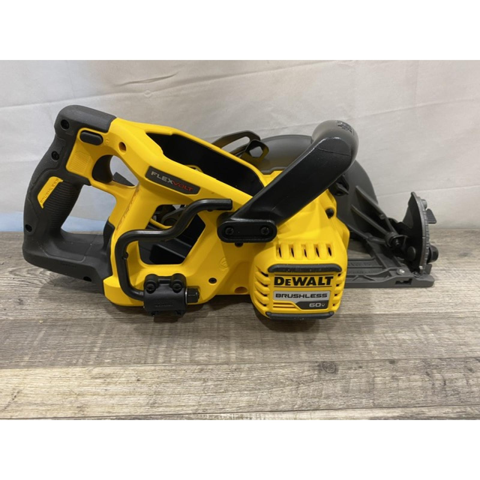 AS-IS DEWALT FLEXVOLT 60V MAX Cordless Brushless 7-1/4 in. Wormdrive Style Circular Saw (Tool Only)