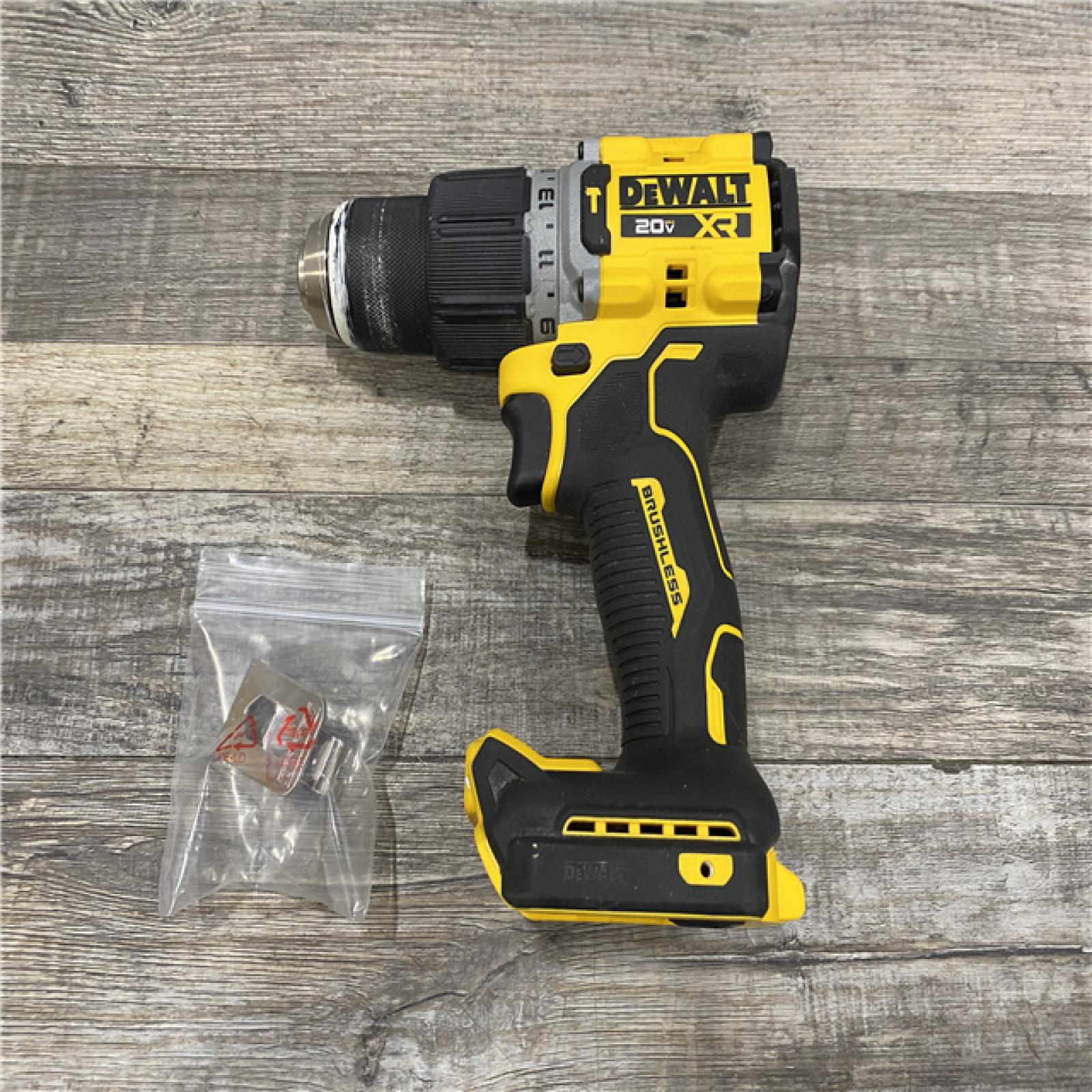 AS-IS DEWALT 20V XR Brushless Cordless 1/2 in. Hammer Drill (Tool-Only)