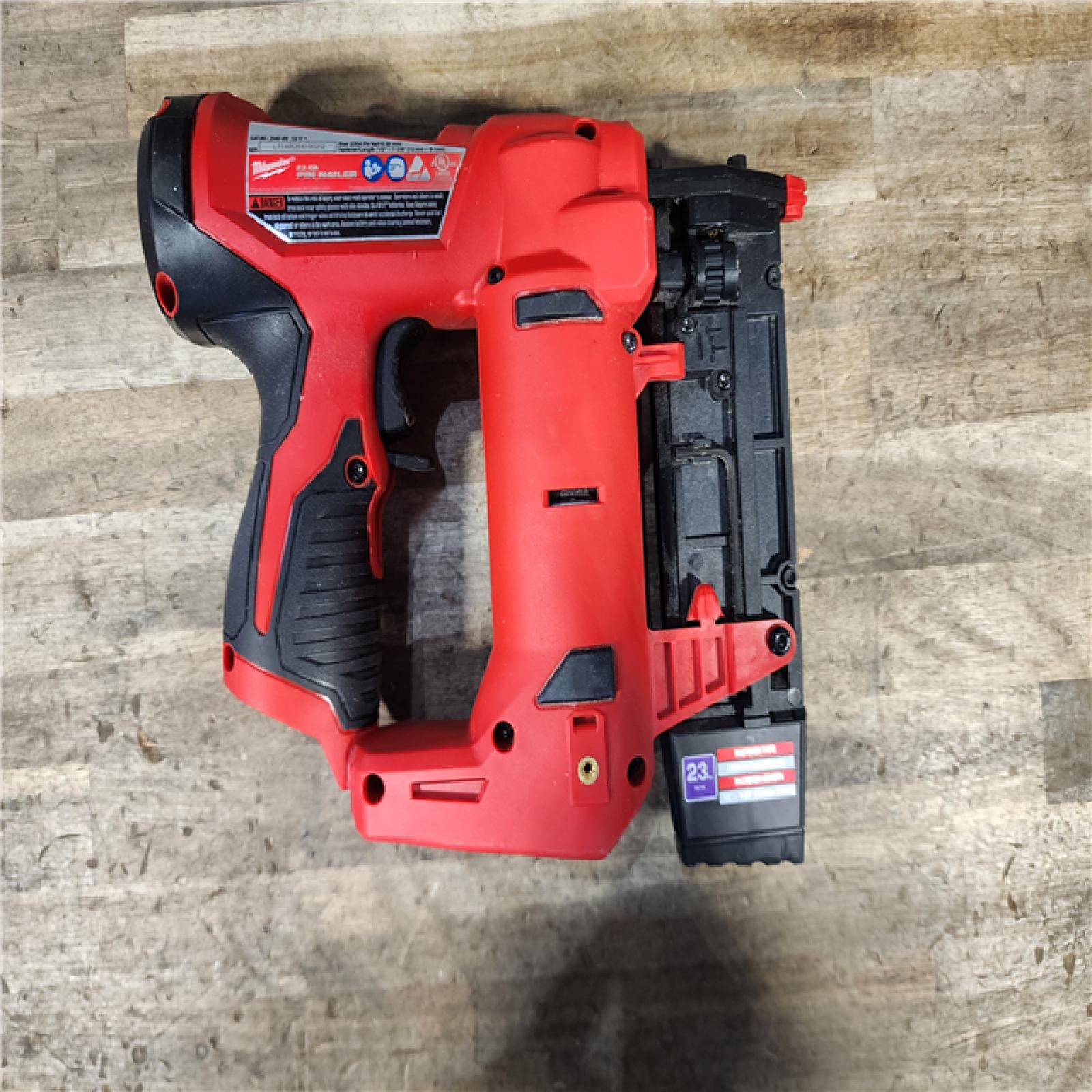 HOUSTON LOCATION - AS-IS Milwaukee 2540-20 12V 23 Gauge Cordless Pin Nailer (Tool Only)