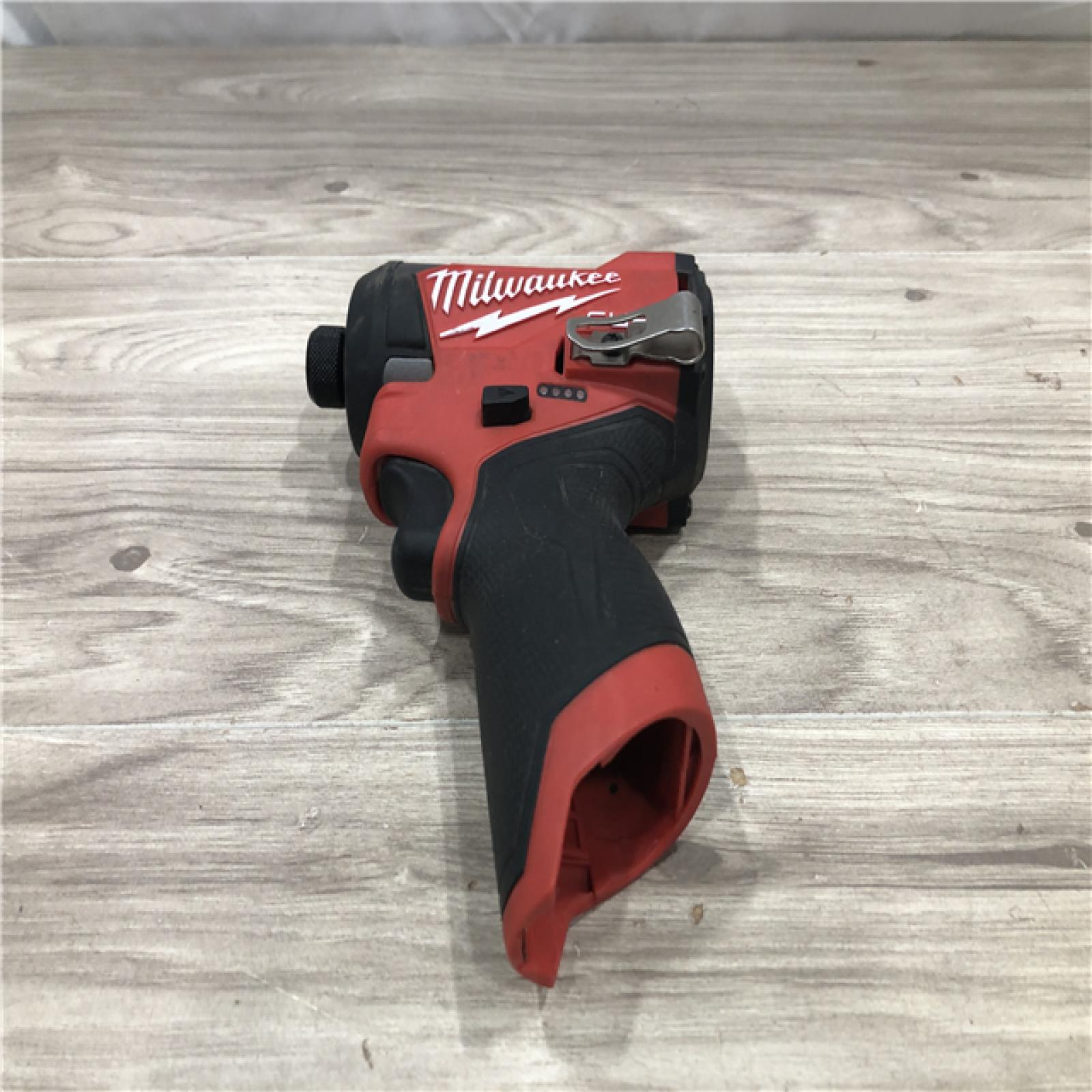 AS-IS Milwaukee M12 FUEL 12 V 1/4 in. Cordless Impact Driver (Tool-Only)