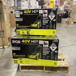 DALLAS LOCATION - RYOBI MOWER PALLET -(3 UNITS)