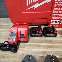HOUSTON LOCATION - AS-IS (APPEARS LIKE NEW) Milwaukee M18 Force Logic ONE KEY Press Tool 1/2-2 Kit