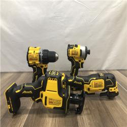 AS-IS DEWALT ATOMIC 20-Volt Lithium-Ion Cordless Brushless (4-Tool) Combo Kit