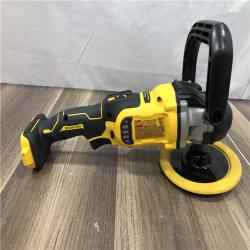 AS-IS DEWALT 20V MAX XR Cordless Brushless 7 in. Variable Speed Rotary Polisher (Tool Only)