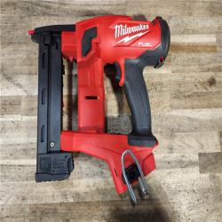 HOUSTON LOCATION - AS-IS Milwaukee  FUEL 18-Volt Lithium-Ion Brushless Cordless 18-Gauge 1/4 in. Narrow Crown Stapler (Tool-Only)