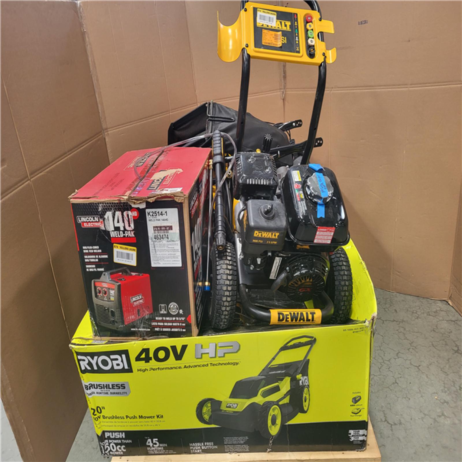 CALIFORNIA AS-IS OUTDOOR POWER EQUIPMENT