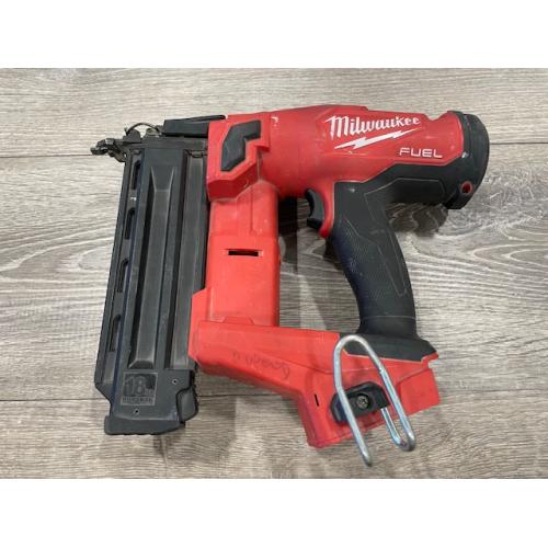 AS-IS Milwaukee FUEL 18-Volt Lithium-Ion Brushless Cordless Gen II 18-Gauge Brad Nailer (Tool-Only)