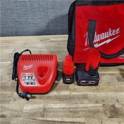 HOUSTON LOCATION - AS-IS Milwaukee 3497-22 12V Brushless Hammer Drill and Impact Driver Combo Kit