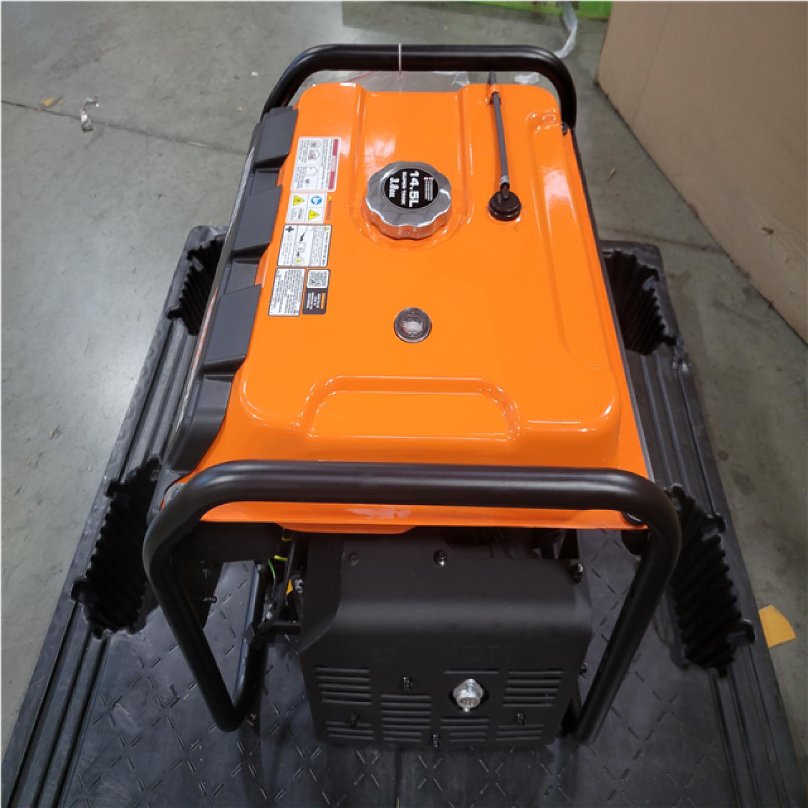 CALIFORNIA AS-IS GENMAX 6 000 STARTING WATT/ 5 250 RUNNING WATT INVERTER GENERATOR W/ ELECTRIC START