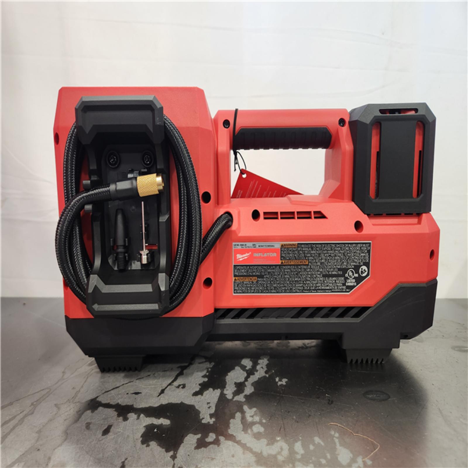 AS-IS- MILWAUKEE  18-Volt Lithium-Ion Cordless Inflator (Tool-Only)