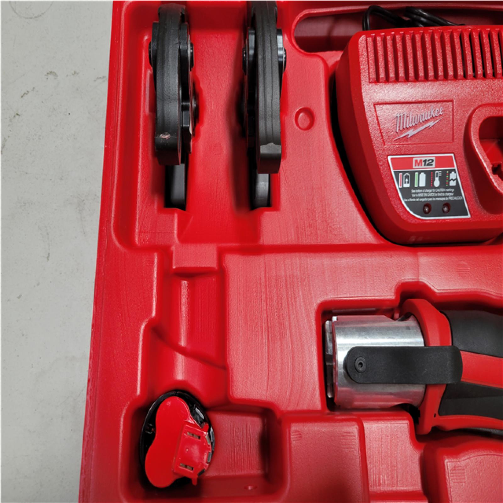 CALIFORNIA AS-IS MILWAUKEE M12 FORCE LOGIC PRESS TOOL