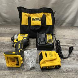 AS-IS DEWALT Atomic 20V Max Lithium-Ion Brushless Cordless Compact 1/4 in. Impact Driver Kit