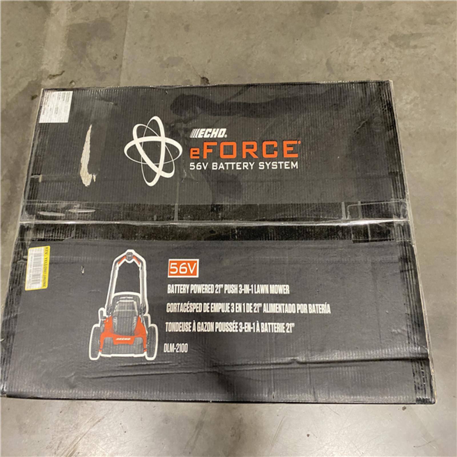 Dallas Location - NEW- ECHO 21 in. 56-Volt Cordless Battery Walk Behind Push Lawn Mower with Two 5.0 Ah Batteries/Rapid Charger