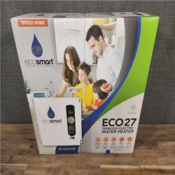 HOUSTON LOCATION - AS-IS (NEW) ECOSMART ECO27 TANKLESS ELECTRIC WATER HEATER