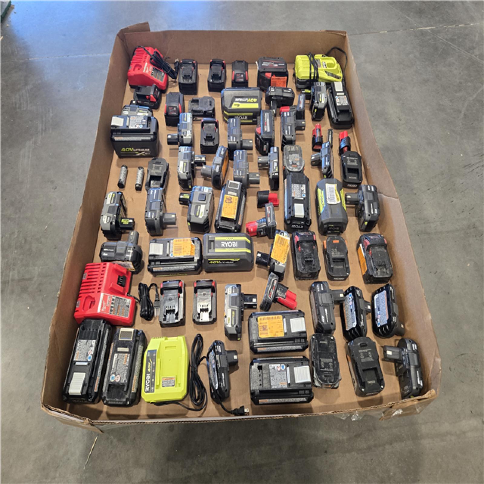 DALLAS LOCATION AS-IS- BATTERY PALLET