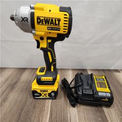 AS-IS Dewalt 20V MAX Lithium-Ion Cordless 1/2 in. Impact Wrench Kit W/ BATTERY & CHARGER