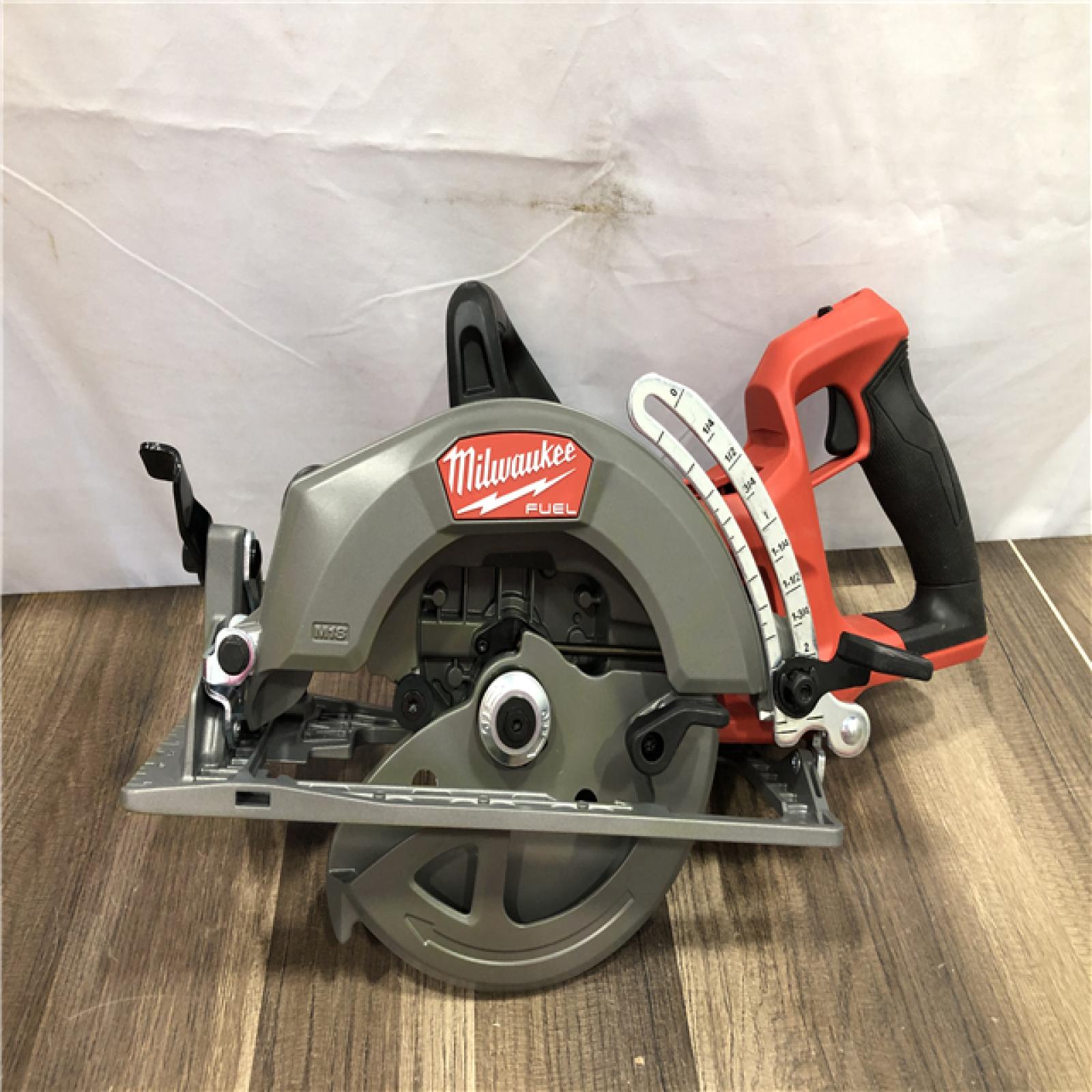 AS-IS Milwaukee FUEL 18V Lithium-Ion Cordless 7-1/4 in. Rear Handle Circular Saw (Tool-Only)