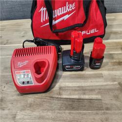 HOUSTON LOCATION - AS-IS Milwaukee 3497-22 12V Brushless Hammer Drill and Impact Driver Combo Kit
