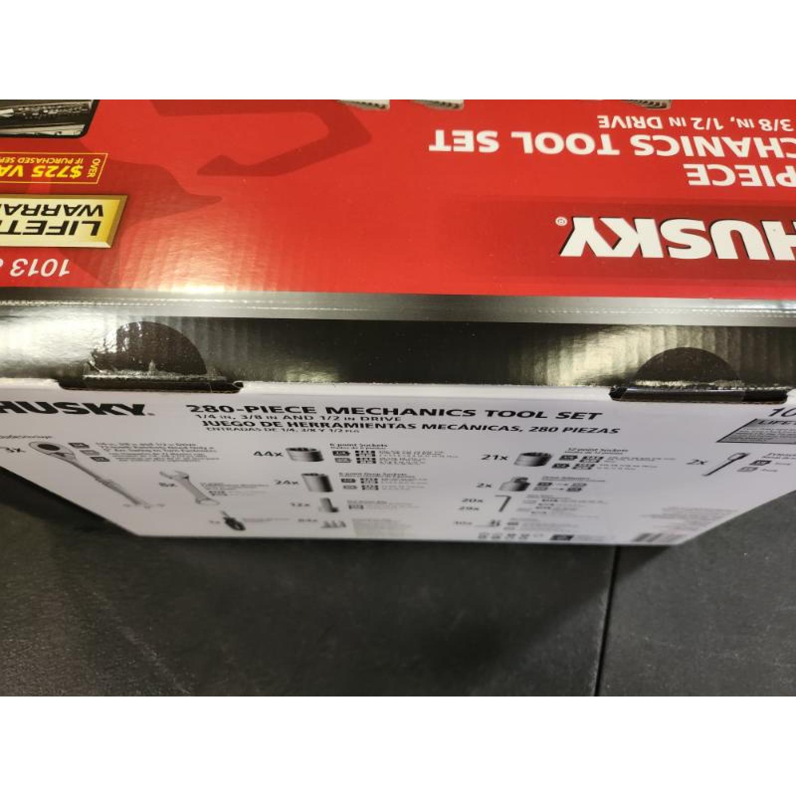 Phoenix NEW Husky 280-Piece SAE/Metric Mechanics Tool Set with Tool Box (SEALED)