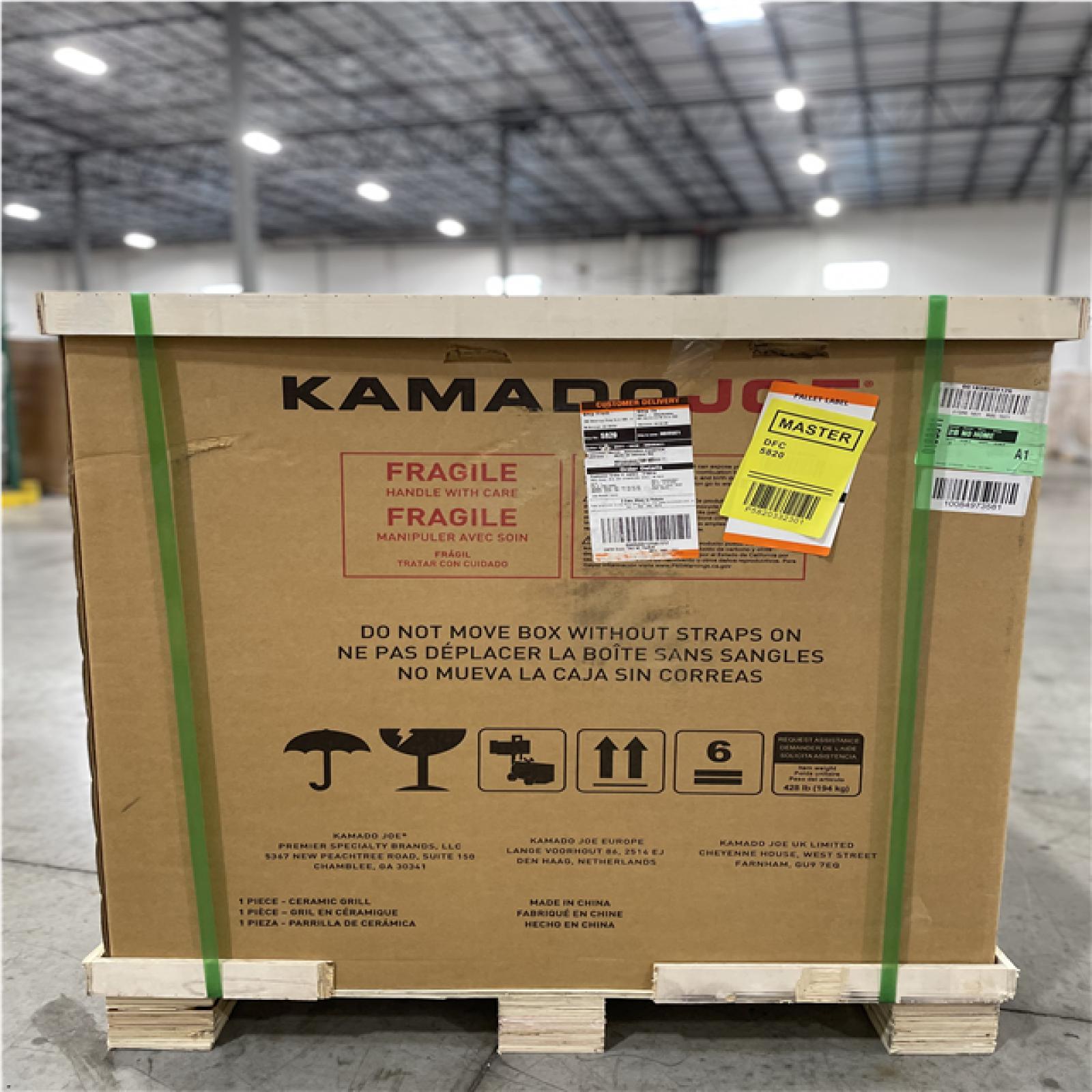 DALLAS LOCATION- KAMADO JOE Big Joe I 24 in. Charcoal Grill in Red