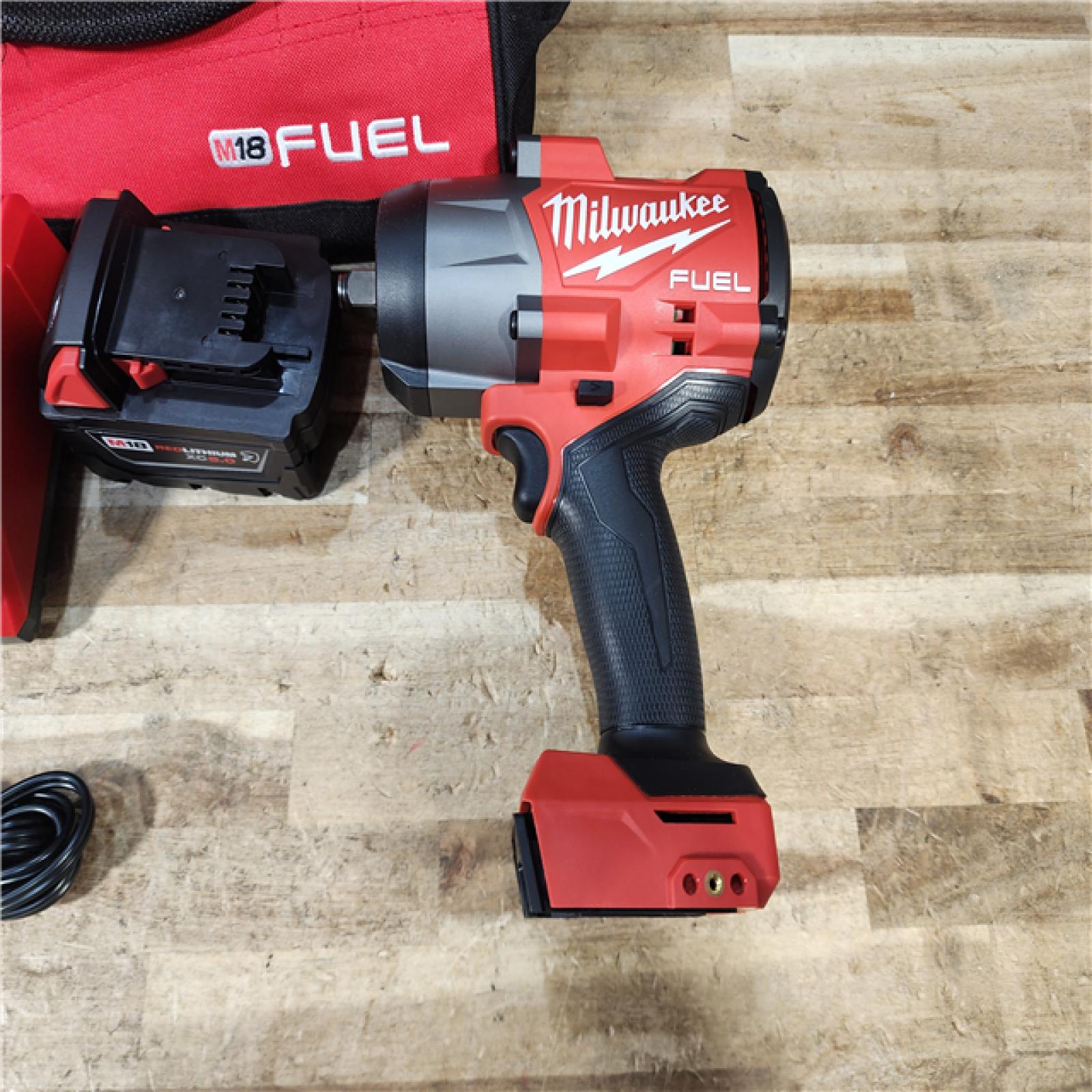 HOUSTON LOCATION - AS - IS Milwaukee FUEL 18V Lithium-Ion Brushless Cordless 1/2 in. Impact Wrench w/Friction Ring Kit