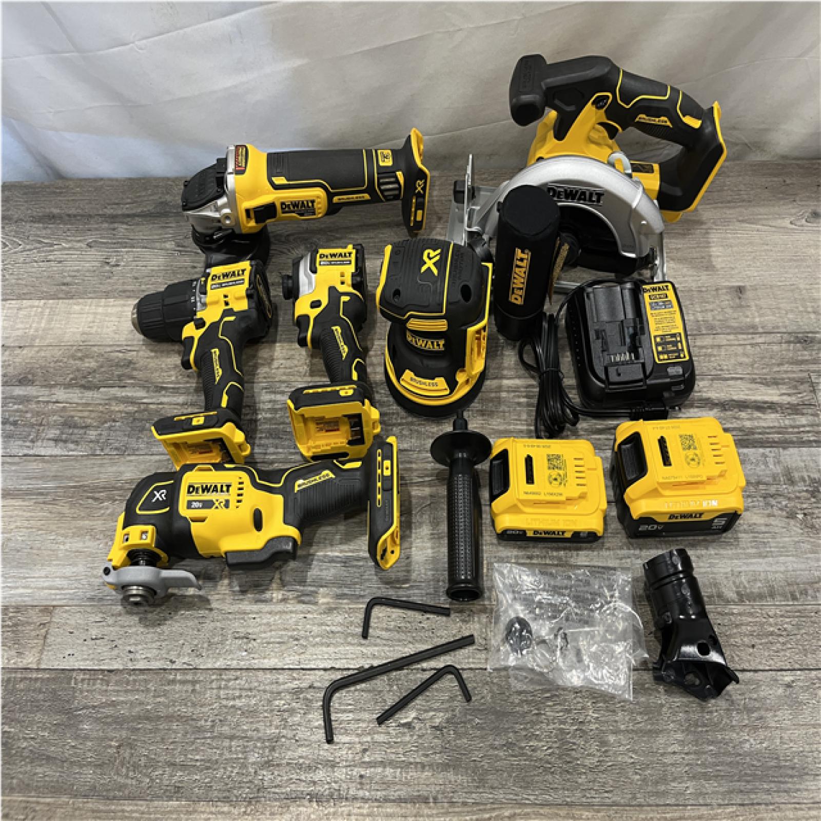 AS-IS DEWALT 20-Volt MAX ToughSystem Lithium-Ion 6-Tool Cordless Combo Kit