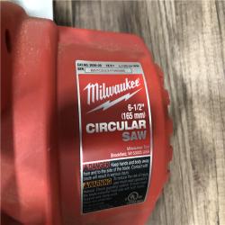 AS-IS Milwaukee 18V Lithium-Ion Cordless 6-1/2 in. Circular Saw (Tool-Only)